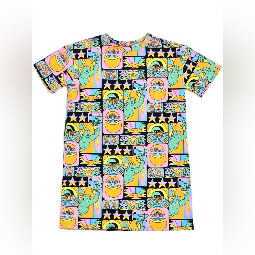 Nooworks Dreyfus tee mini dress XXXL 3XL Jersey EUC